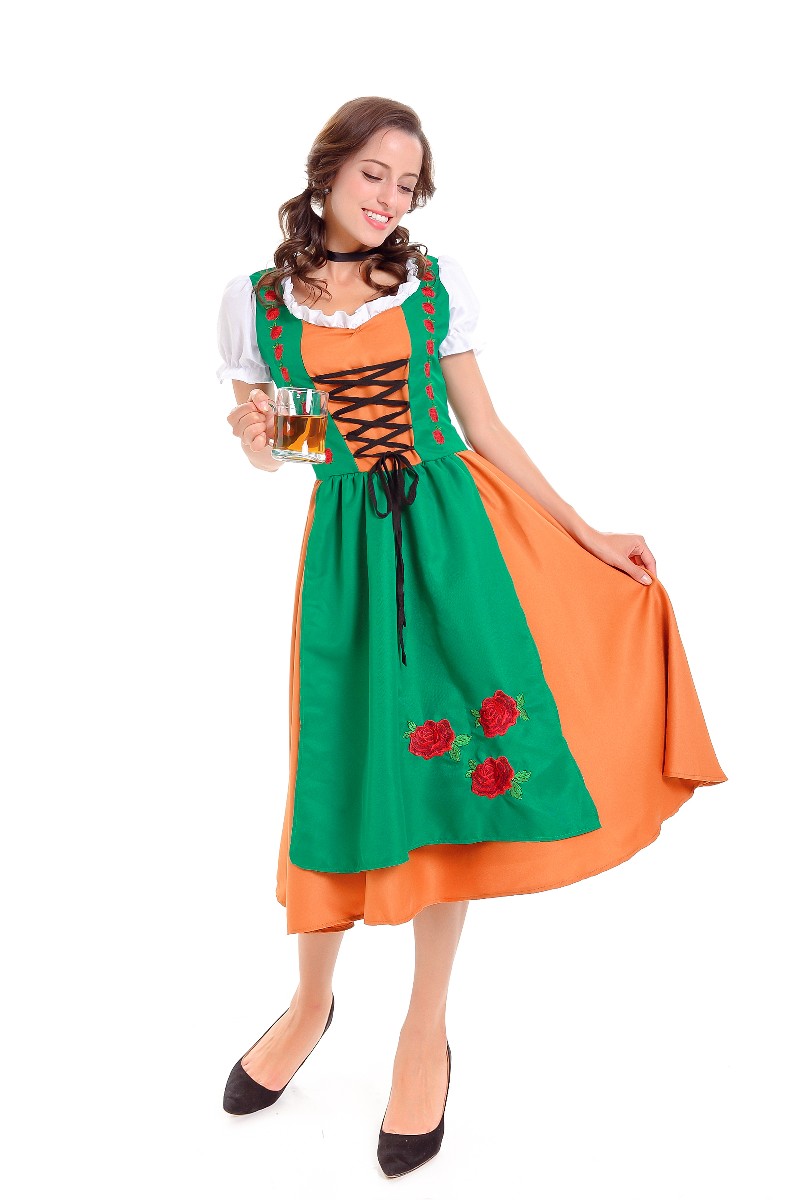 F1790 Ladies Traditional Bavarian Girl Fancy Dress Costume